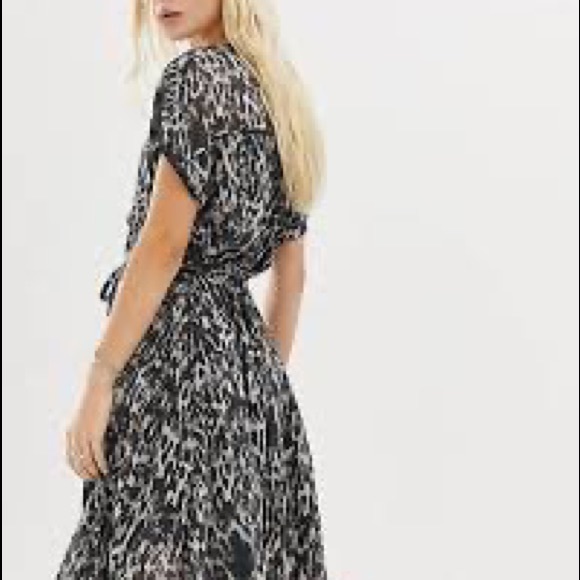 Allsaints Claria Animal Print Dress Size Small - Picture 2 of 16